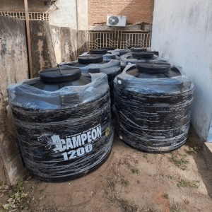 APOYO CON TANQUES DE ALMACENAMIENTO DE AGUA 2