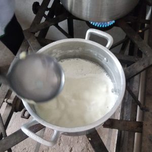 Capacitación de transformación de la leche 8